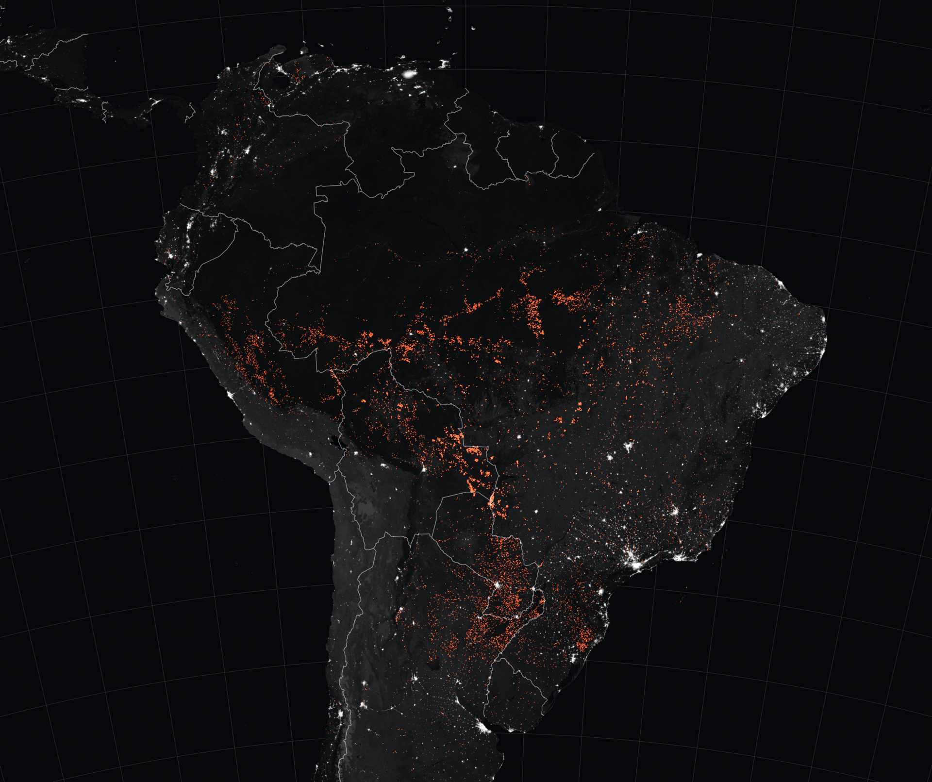 Imagem de referência de Incêndios florestais na Amazônia em 2019, descrito nos dados abertos como incêndios na Amazônia durante o ano de 2019