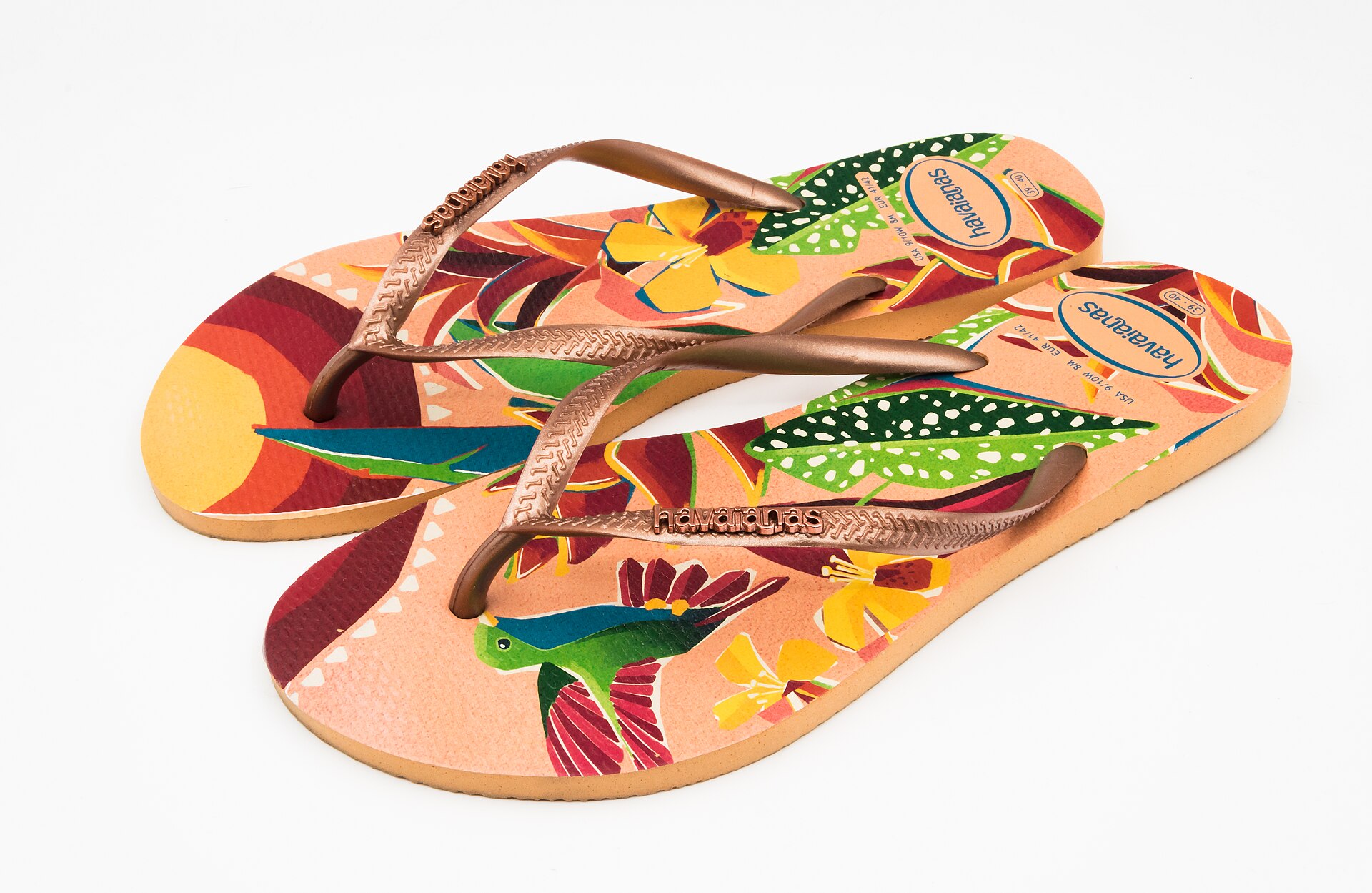 Imagem de referência de Havaianas, descrito nos dados abertos como marca brasileira de sandálias de borracha