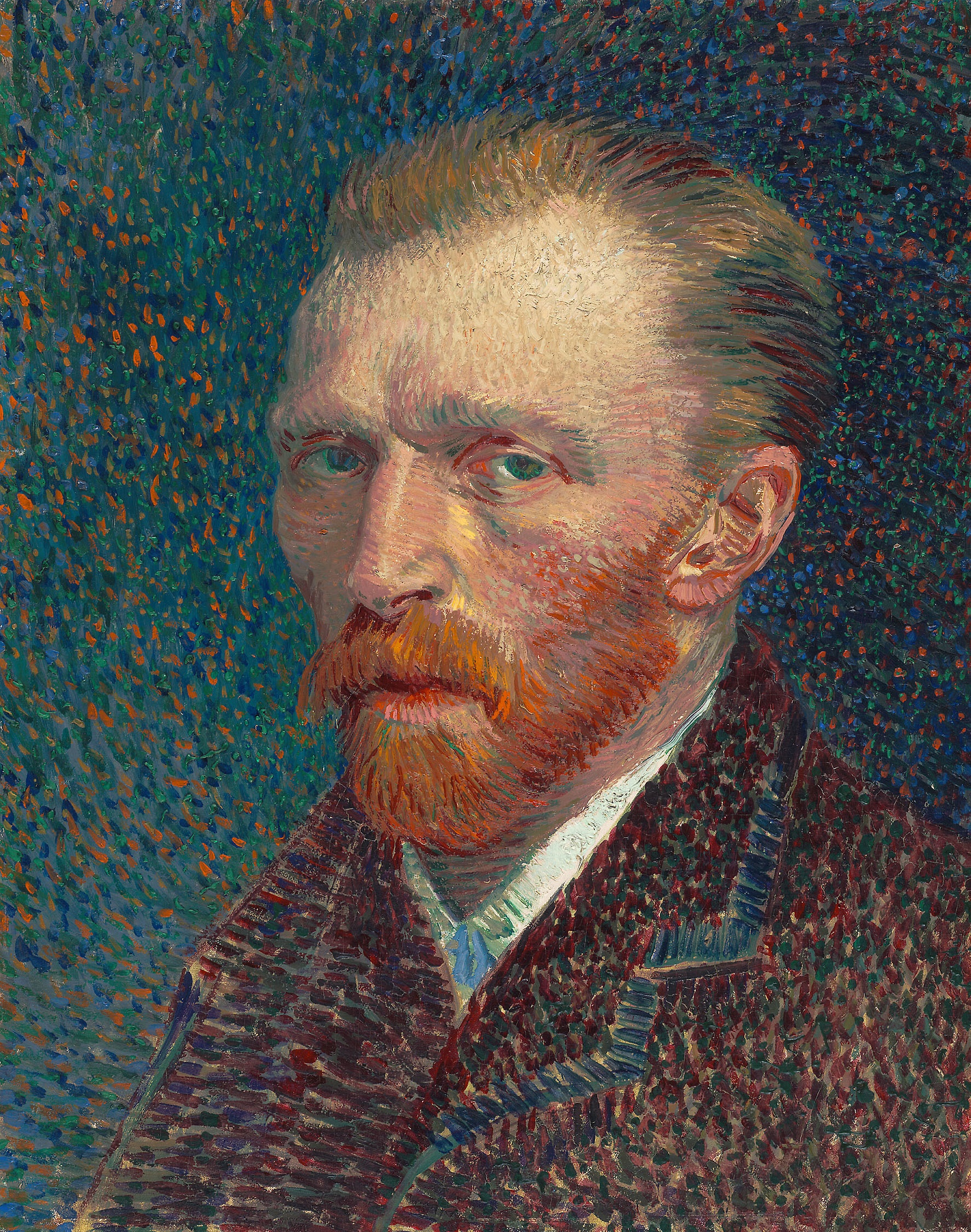 Imagem de referência de Autorretrato, descrito nos dados abertos como pintura de Vincent van Gogh