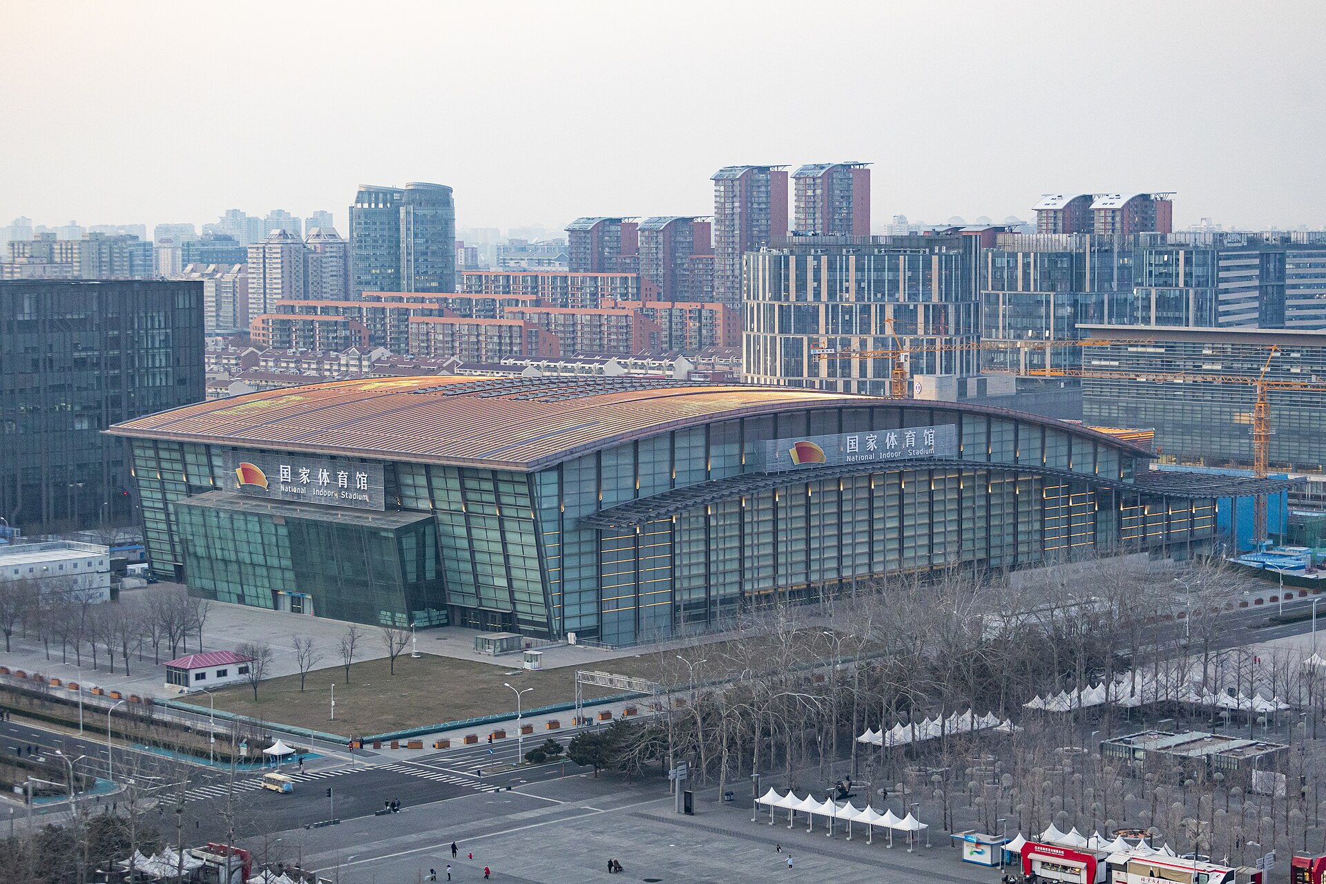 Imagem de referência de Estádio Nacional Indoor de Pequim, descrito nos dados abertos como estádio em Pequim, China