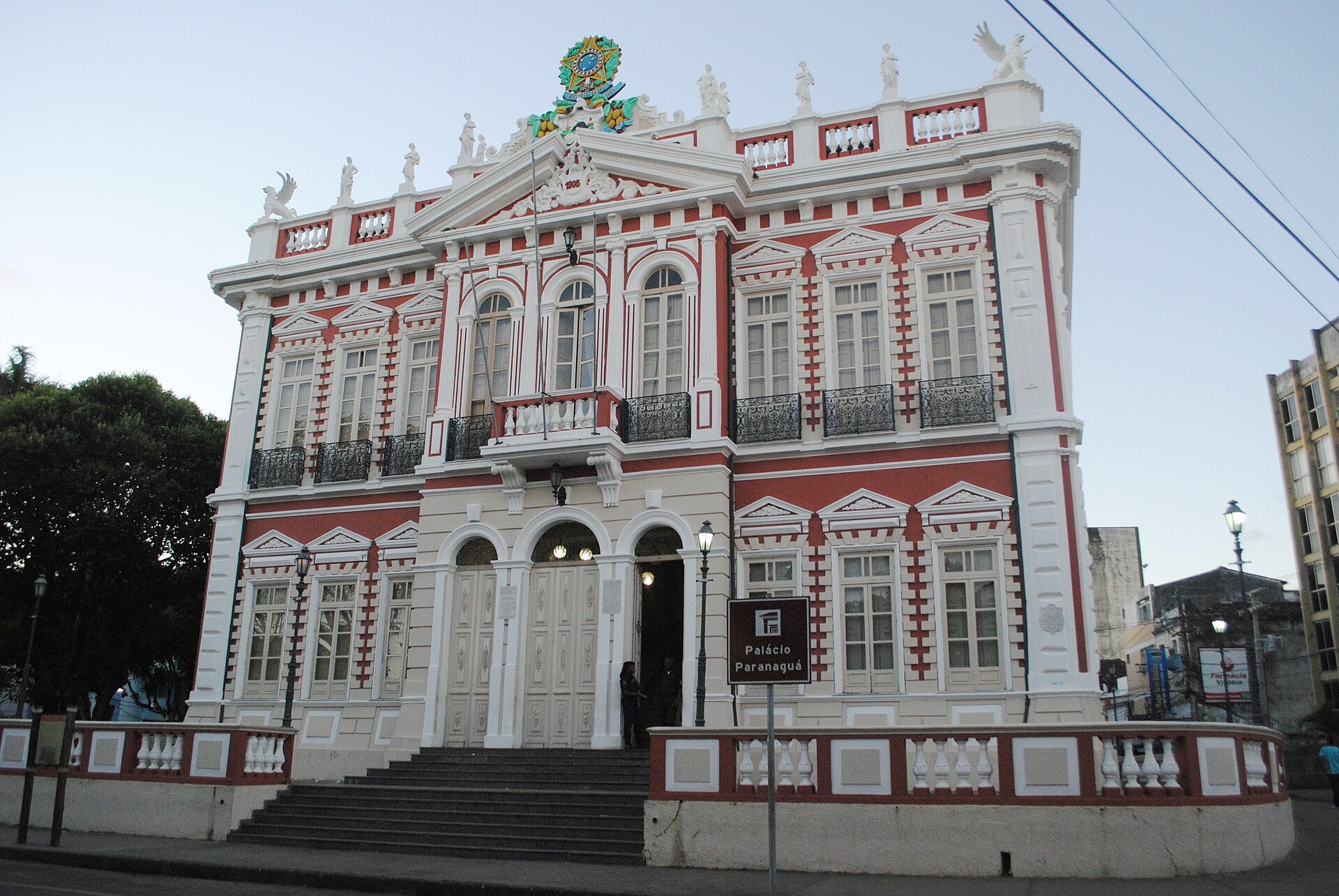 Imagem de referência de Palácio do Paranaguá, descrito nos dados abertos como bem tombado em Ilhéus, Bahia, Brasil