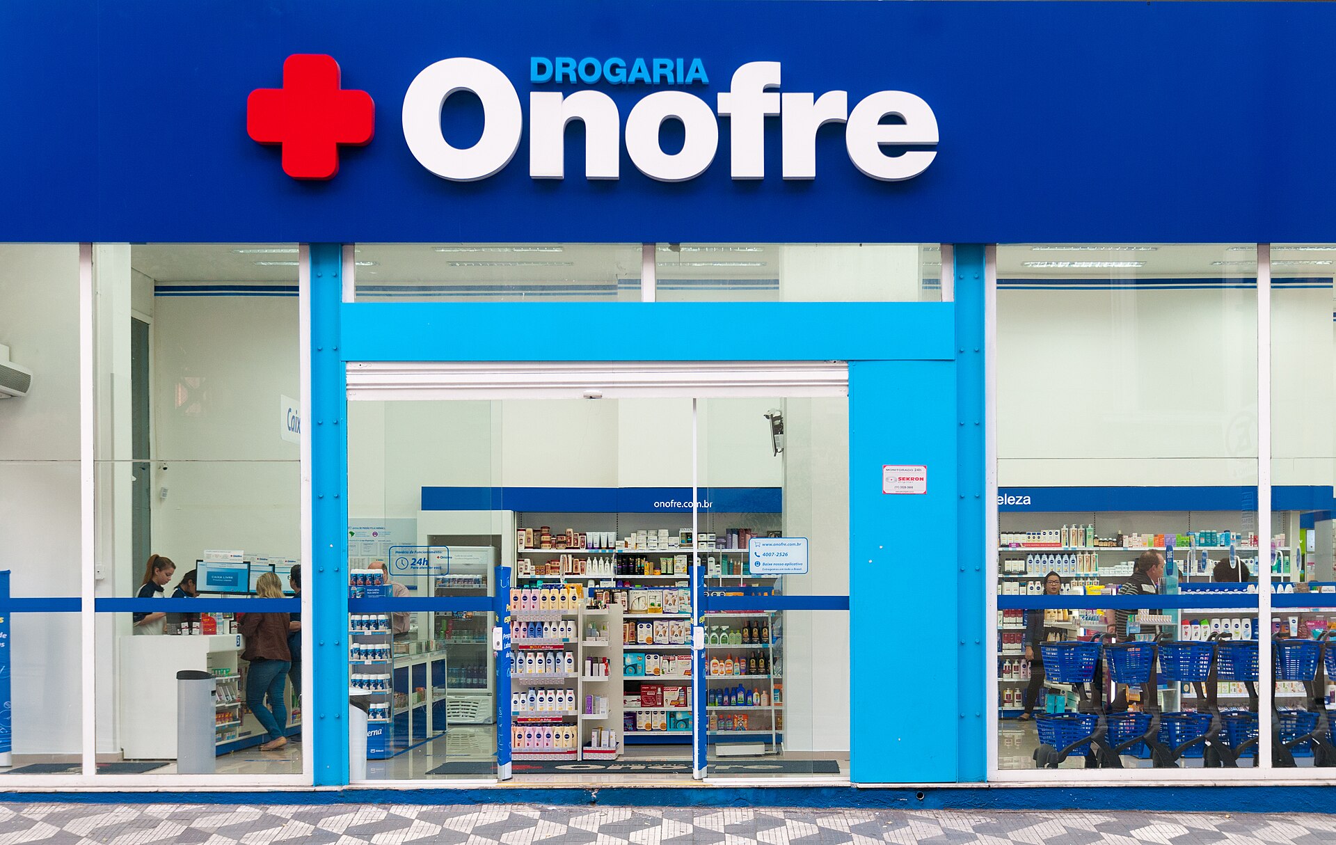 Imagem de referência relacionada a Drogaria Onofre, item descrito como farmácia brasileira