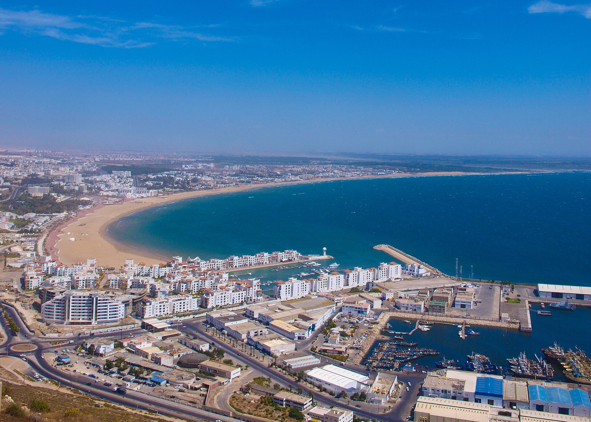 Imagem de referência relacionada a Agadir, item descrito como cidade no Marrocos