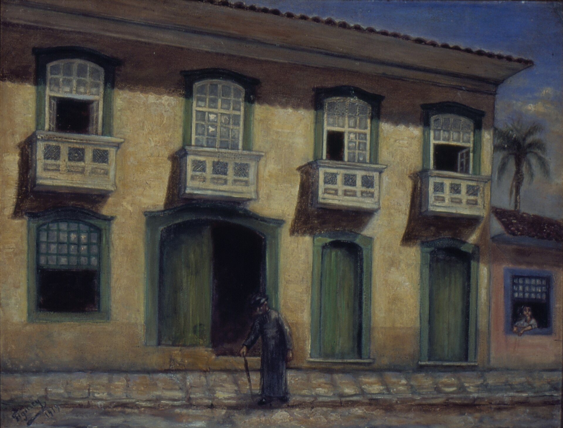 Imagem de referência de Paço Episcopal de São Paulo, 1822, descrito nos dados abertos como pintura de André Figurey