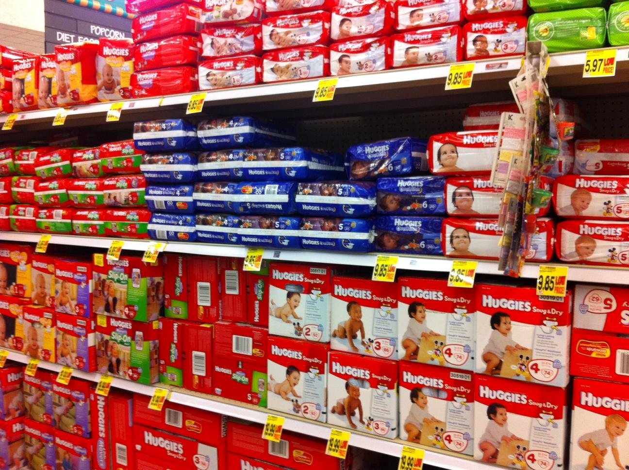 Imagem de referência relacionada a Huggies, item descrito como marca estadunidense