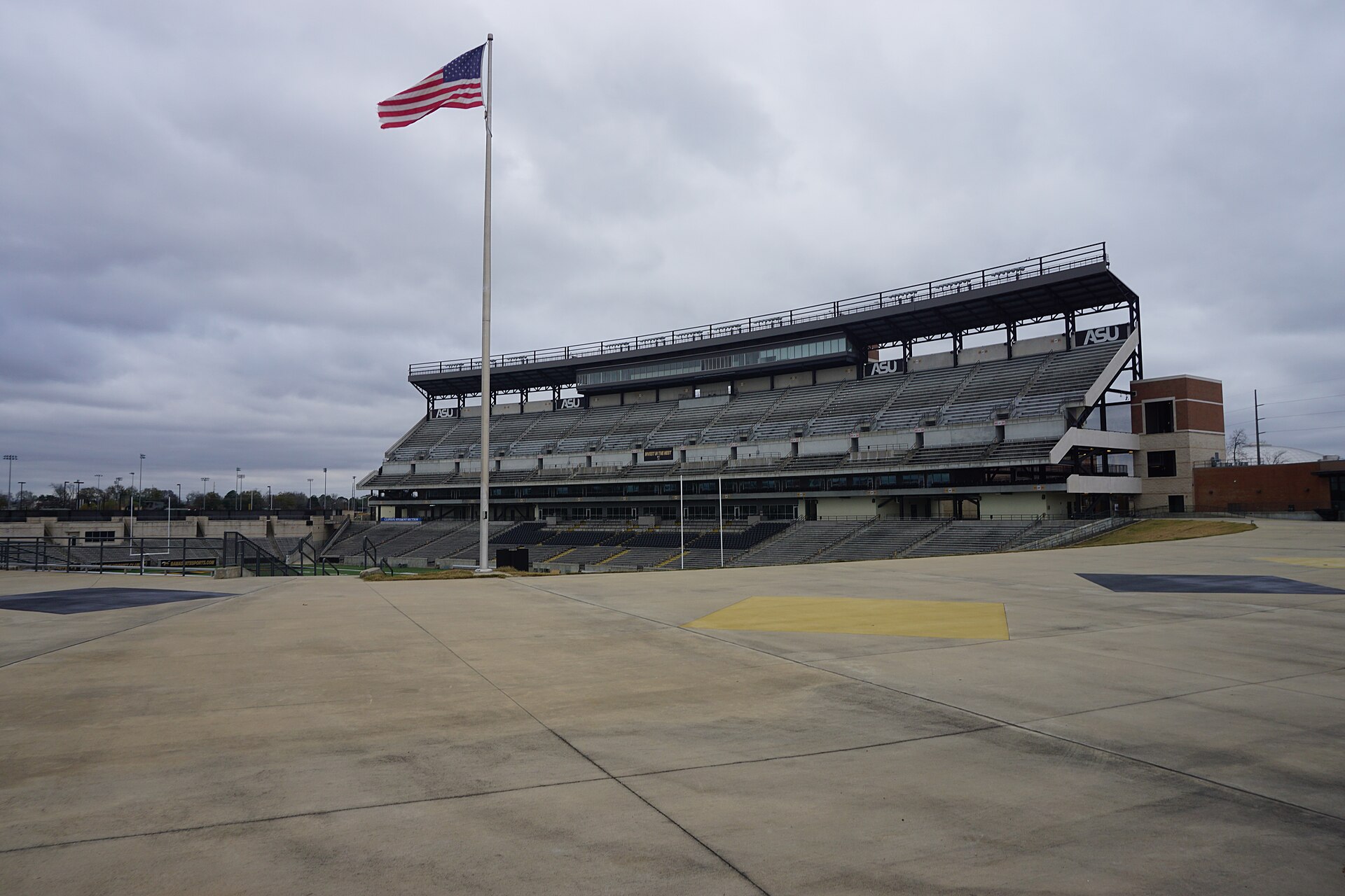 Imagem de referência de New ASU Stadium, descrito nos dados abertos como estádio localizado em Montgomery, no Alabama, Estados Unidos