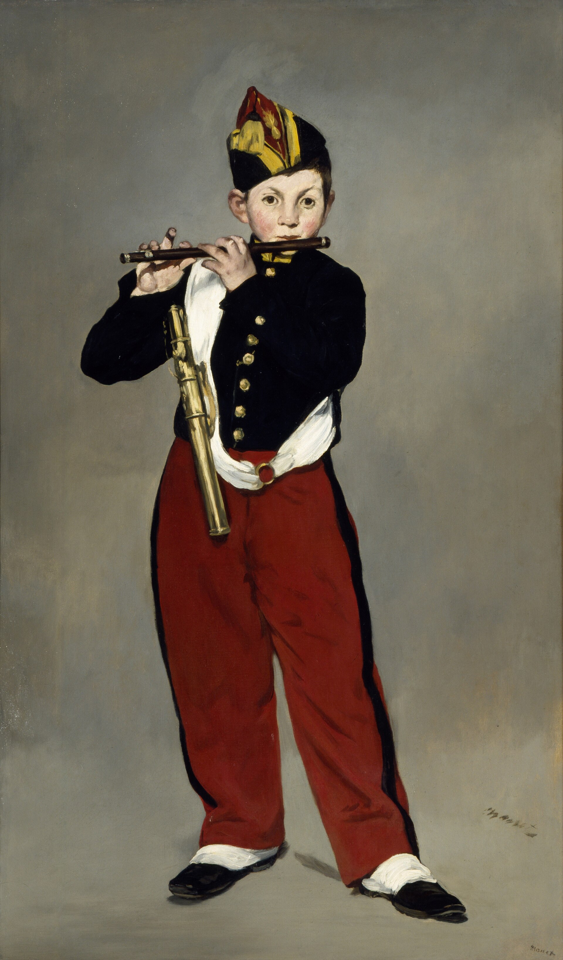 Imagem de referência de O Tocador de Pífaro, descrito nos dados abertos como pintura de Édouard Manet