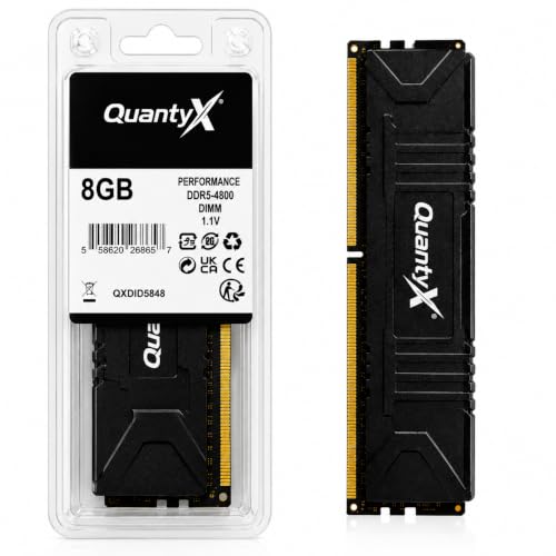 QuantyX Memória RAM DDR5 8GB 4800MHz CL40 Gamer