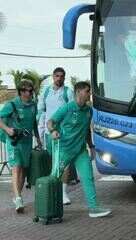 Veja a chegada do Palmeiras ao Rio de Janeiro para a semifinal da Libertadores