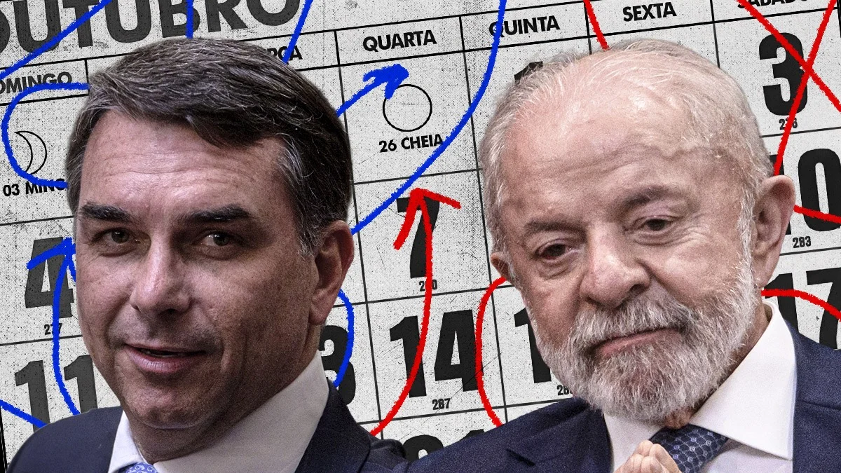 Lula e Flávio Bolsonaro fazem últimos atos de campanha em MG, Rio e SP