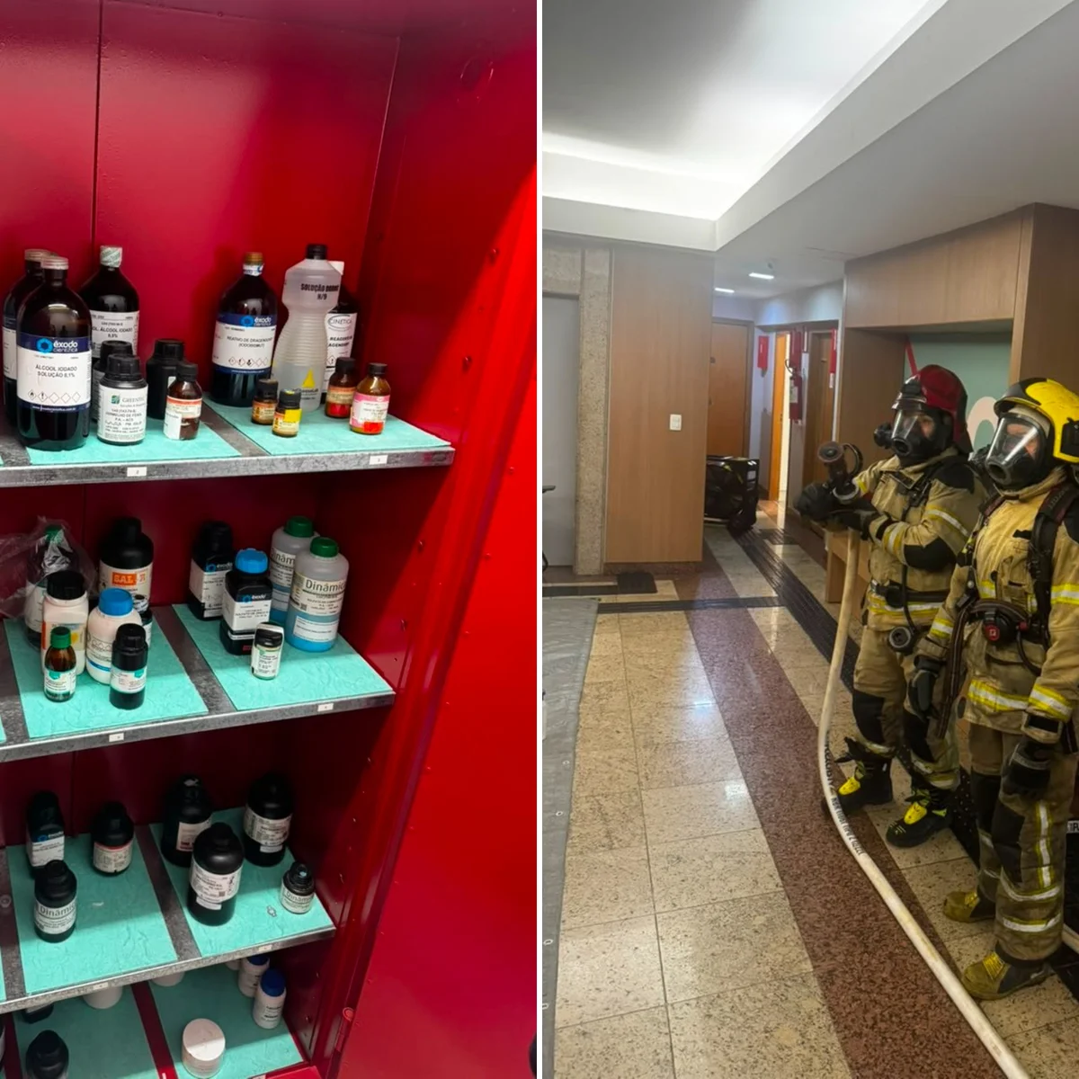 Laboratório tem vazamento químico em BH e 4 funcionárias são socorridas