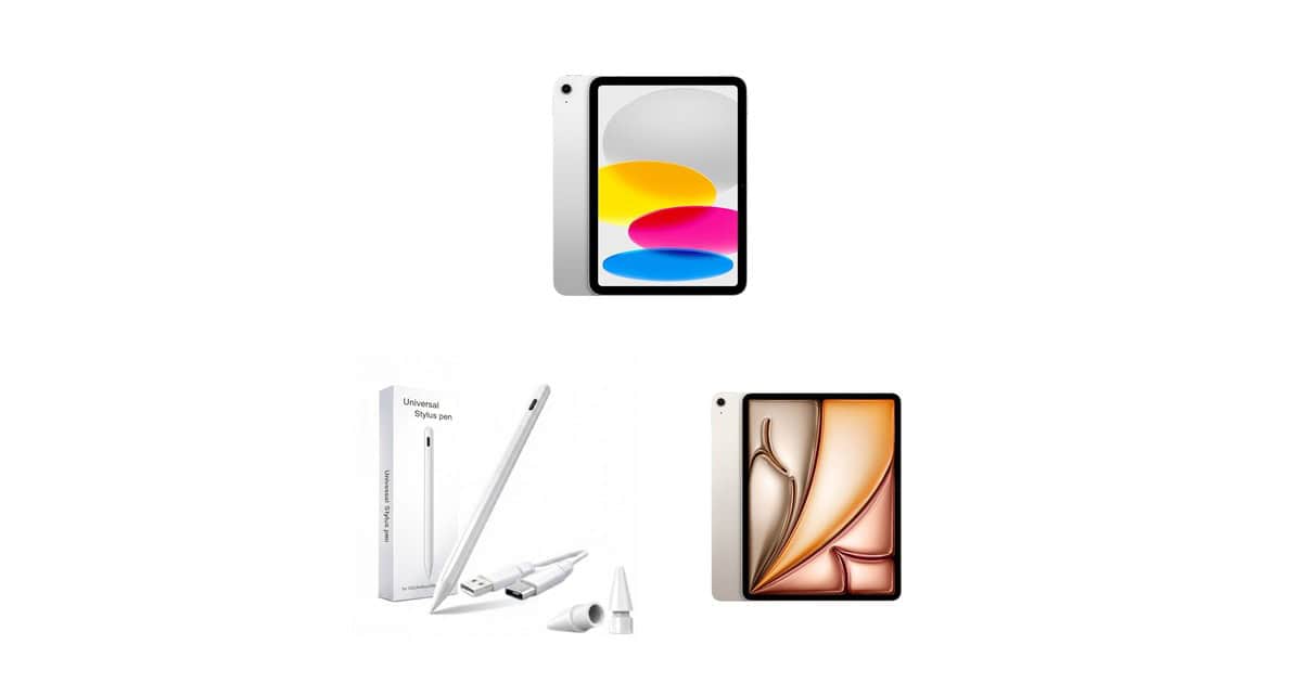 iPad com chip M3, stylus premium e mais: selecionamos os melhores tablets em oferta agora