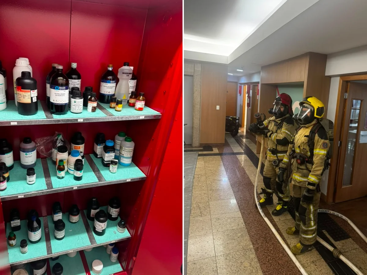 Laboratório tem vazamento químico em BH e 4 funcionárias são socorridas