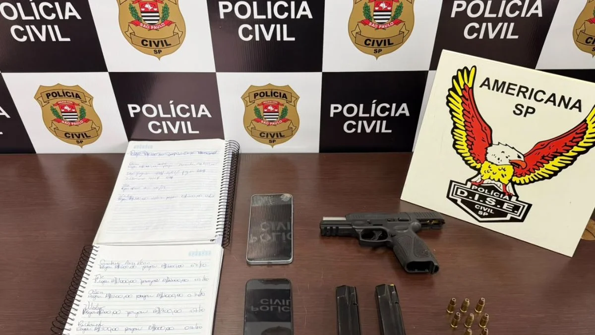 "Tubarão", suspeito de financiar tráfico com agiotagem, é preso com pistola
