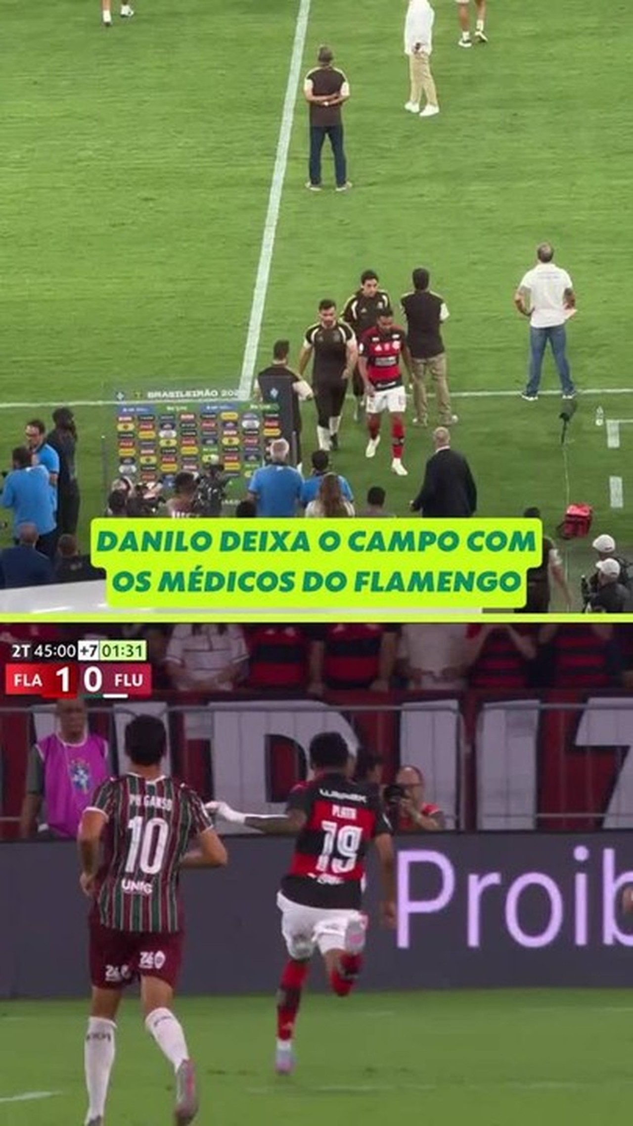 Danilo passa por cirurgia após fraturas na mandíbula e vai desfalcar o Flamengo nos próximos jogos