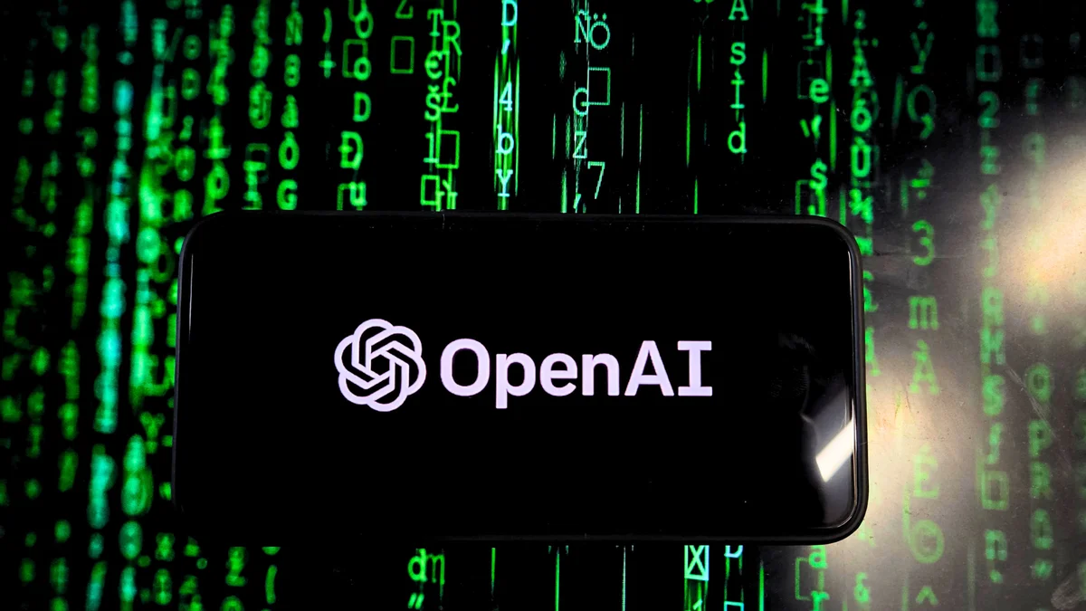 openai logo com códigos